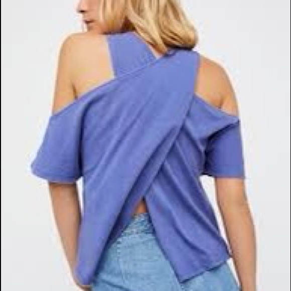 Free People Tops - SOLD FP We the free crisscross back cold shoulder